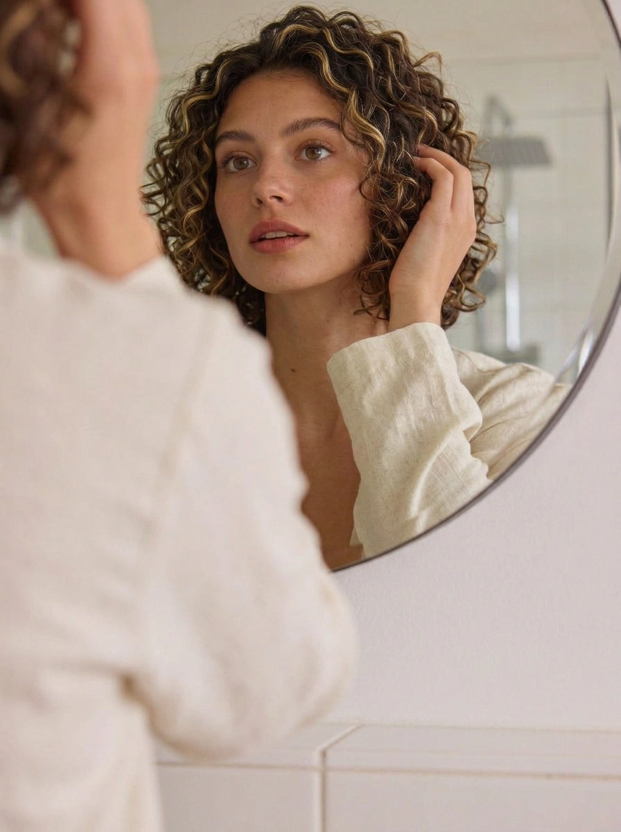Curly hair model