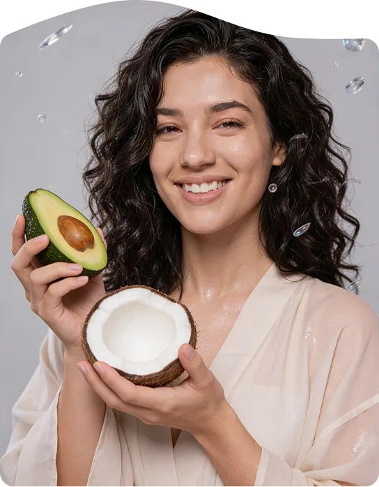 The Hero Ingredients for Curly Hair: Avocado, Coconut & Hyaluronic Acid