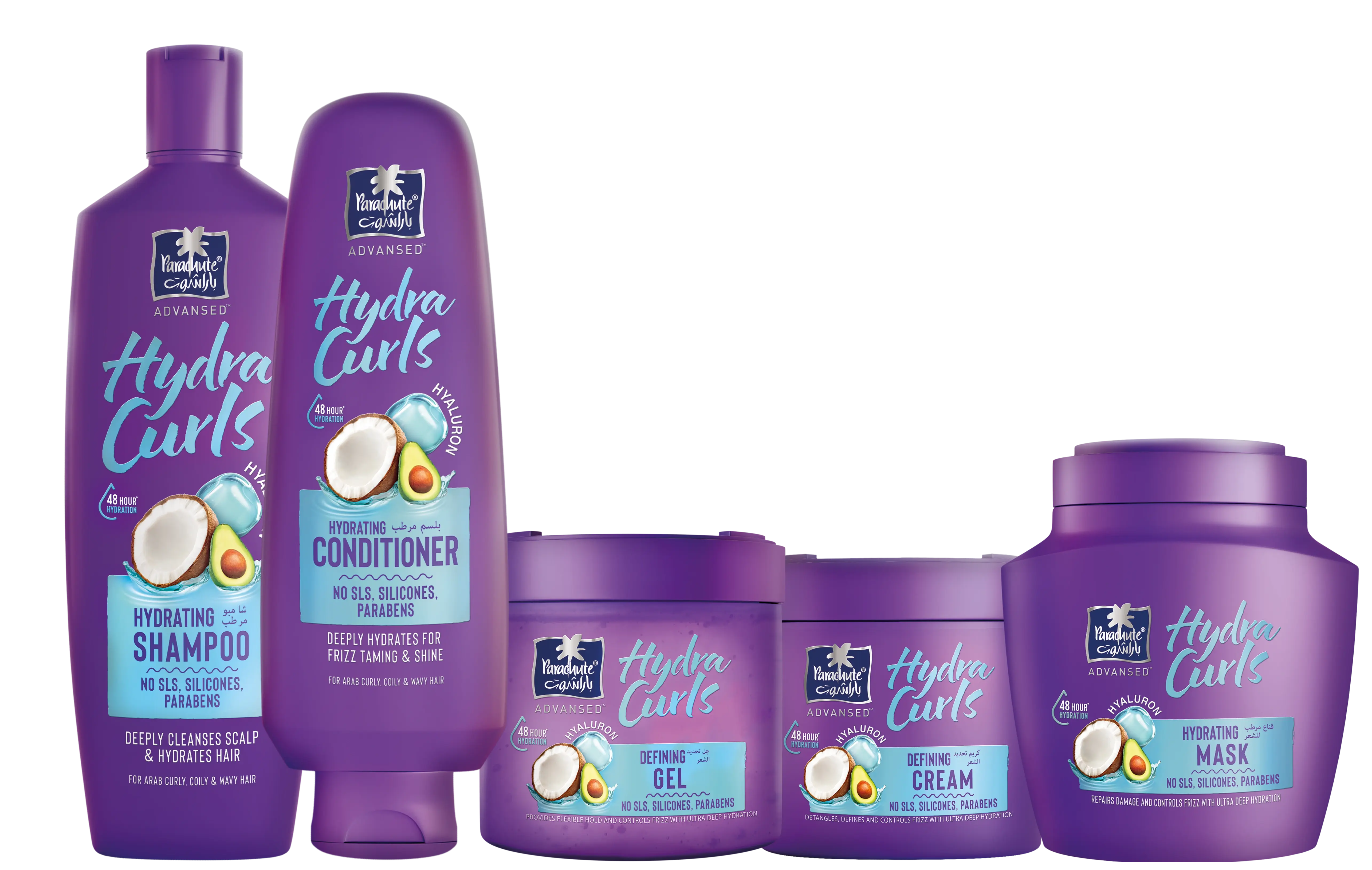 Hydra Curls product range